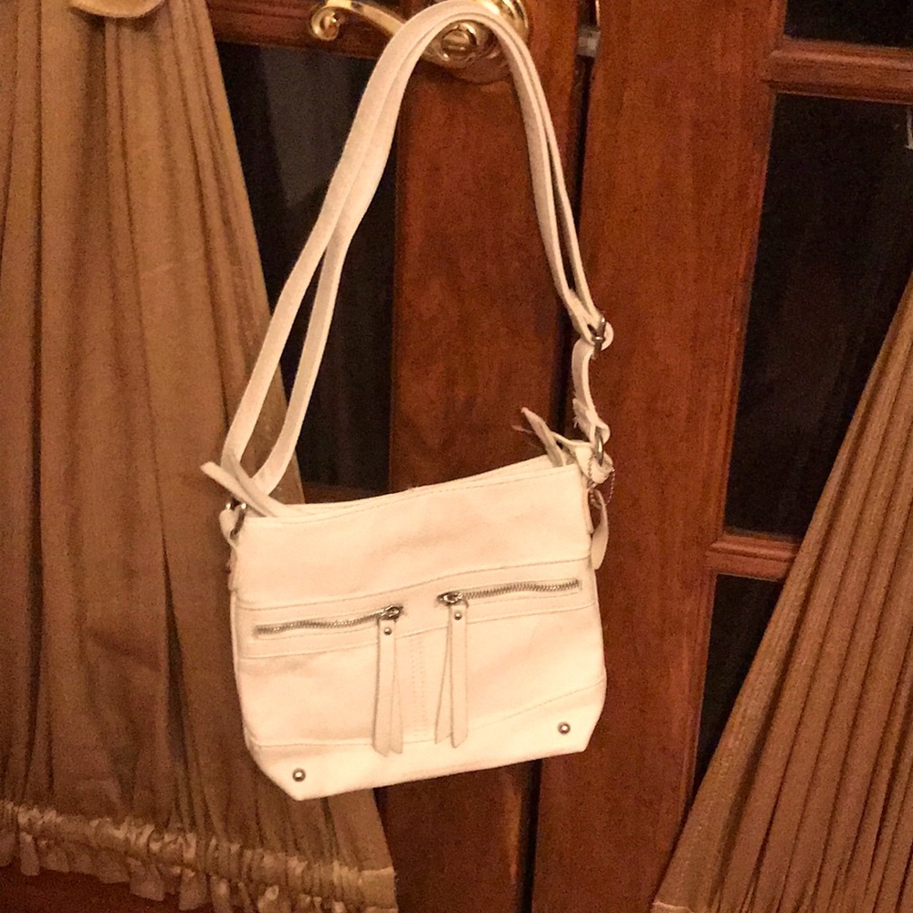 White Genuine Leather Bag